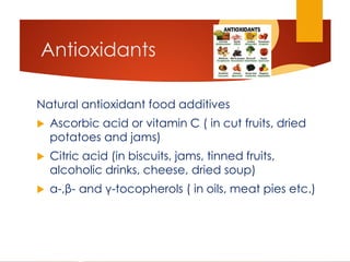 Food additives pdf | PDF