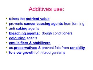 food additives ppt