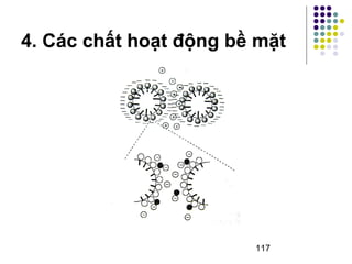 4. Các chất hoạt động bề mặt 
117 
 