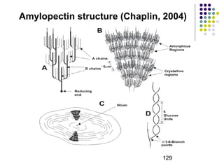 Amylopectin structure (Chaplin, 2004) 
129 
 