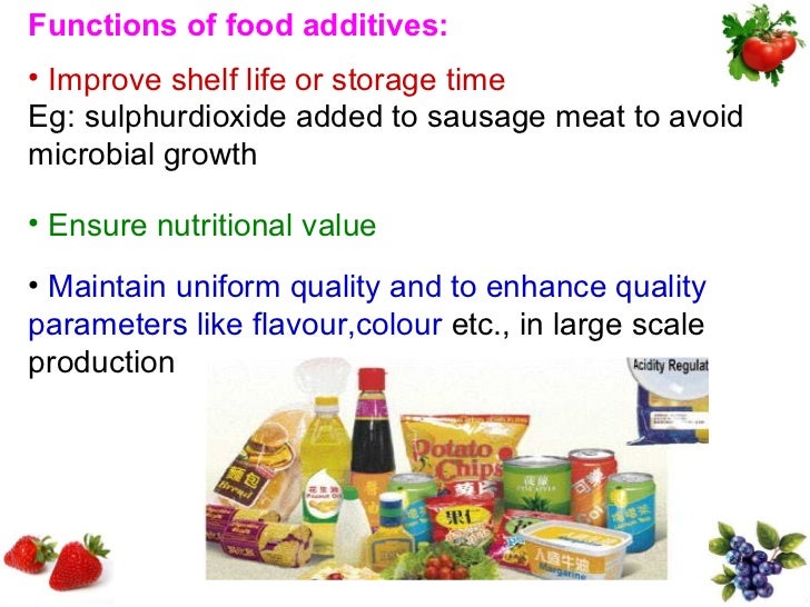 Food additives