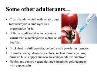 Food adulteration | PPTX