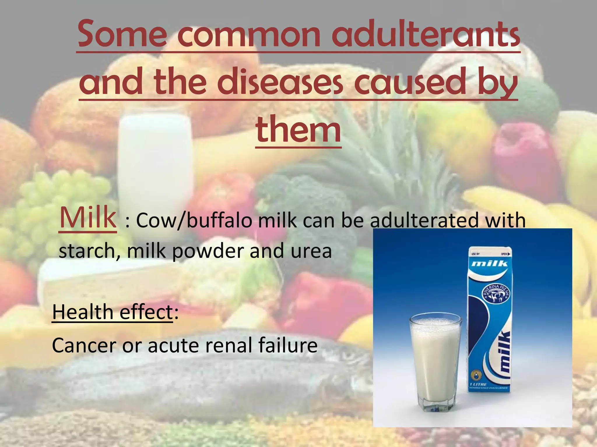 Food Adulteration PPT food-adulteration-ppt