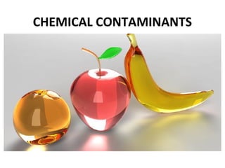 CHEMICAL CONTAMINANTS
 
