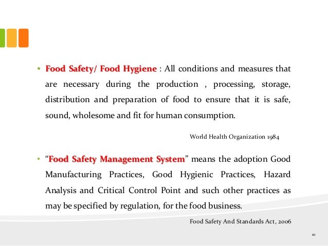 Food Safety In India Public Health Issue