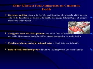FOOD ADULTRATION in the current period.ppt