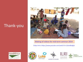 Senegal dairy genetics / Sénégal génétique laitière