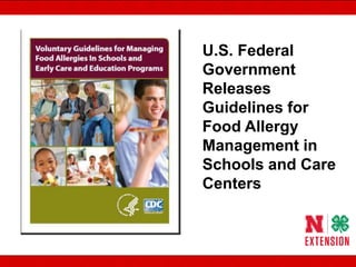 Food Allergies - Keeping Children Safe in Schools 2017