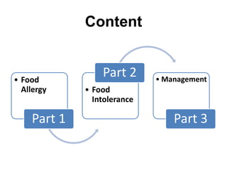 Food Allergy And Intolerance | PPTX