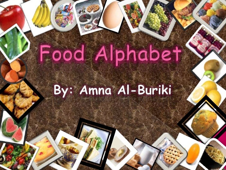 Food alphabet