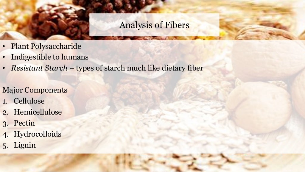 Analysis of Carbohydrates