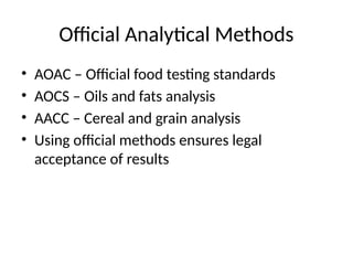 Food_Analysis_Lecture_Reorganized 12345.pptx