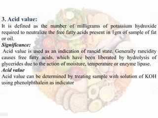Lipids (Part-1) || Food Analysis || Pharmaceutical Analysis Department ...
