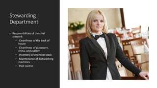 Food and bevarage department in the Hotel Industry | PPTX