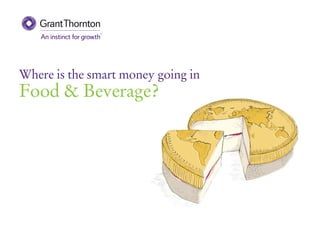 Where is the smart money going in
Food & Beverage?
 
