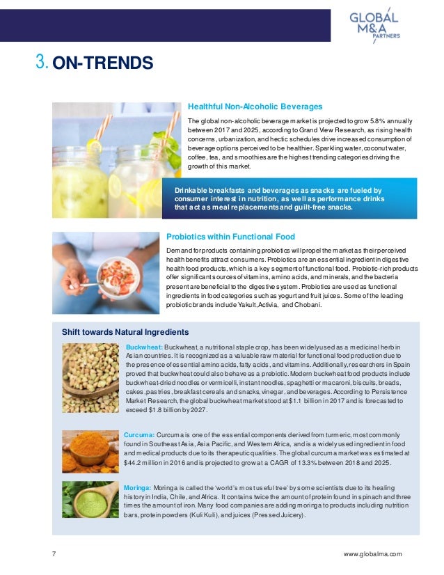 FDC Food and beverage newsletter 2018