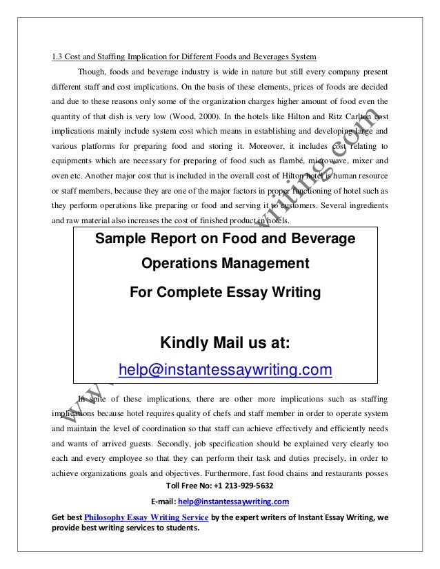 Operations Manager Report Template