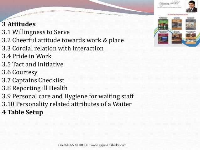 Food And Beverage Service Management Book