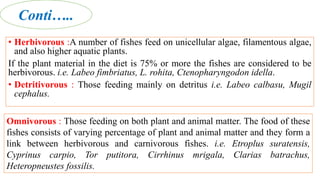 Food and feeding habits of larvae of finfishes ppt | PPTX