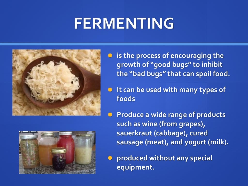 Food Preservation Methods and Food Processing
