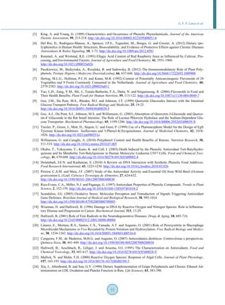 Polyphenols in fruits and vegetables and its effect on human health | PDF