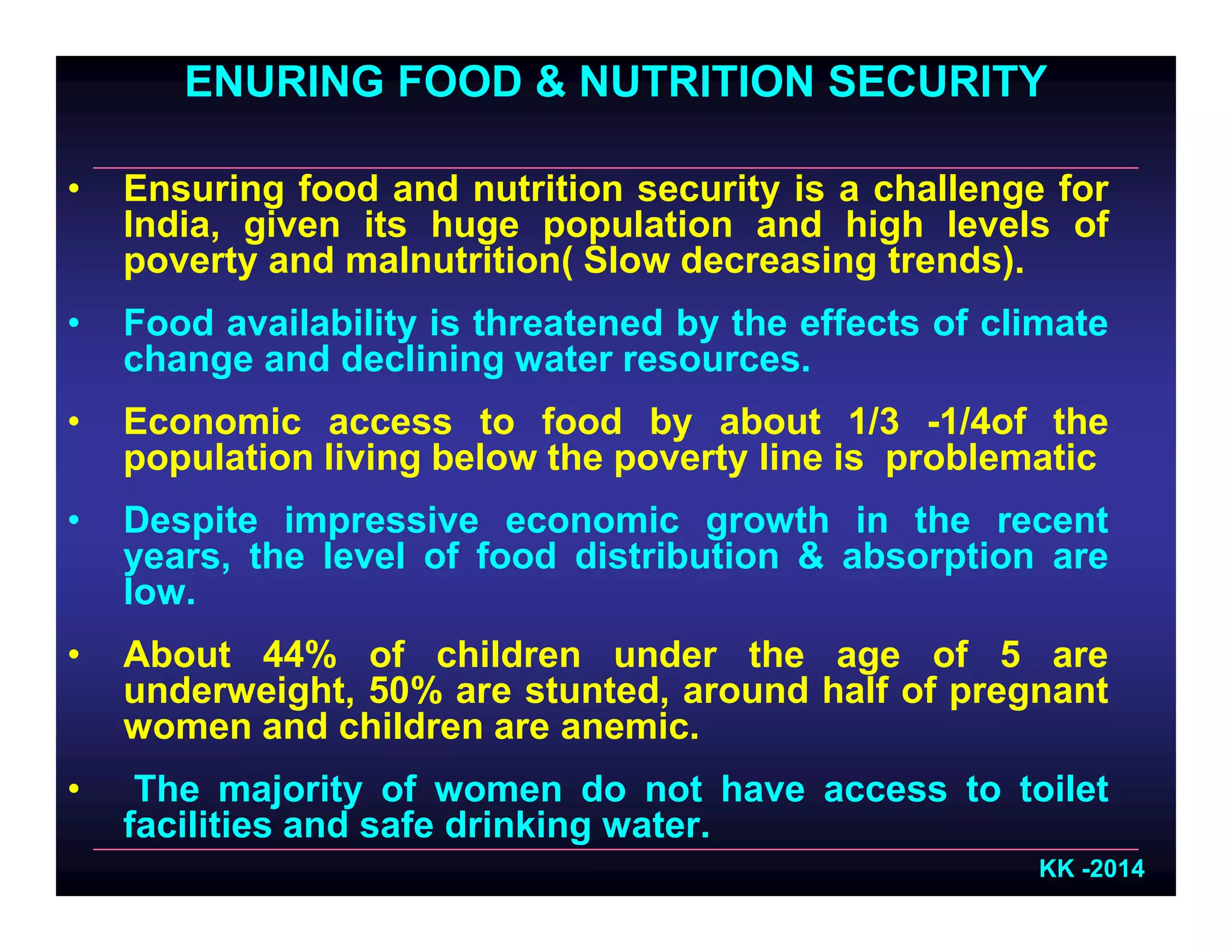 Food and Nutrition Security | PDF