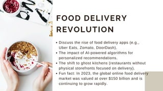 The Future of Dining: Innovations in Food and Technology | PDF