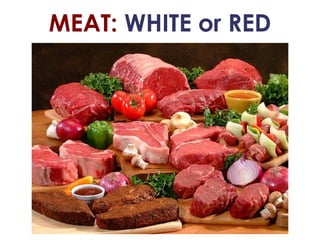 MEAT: WHITE or RED
 