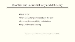 Fatty Acid Deficiency Rash Essential Fatty Acids Deficiency