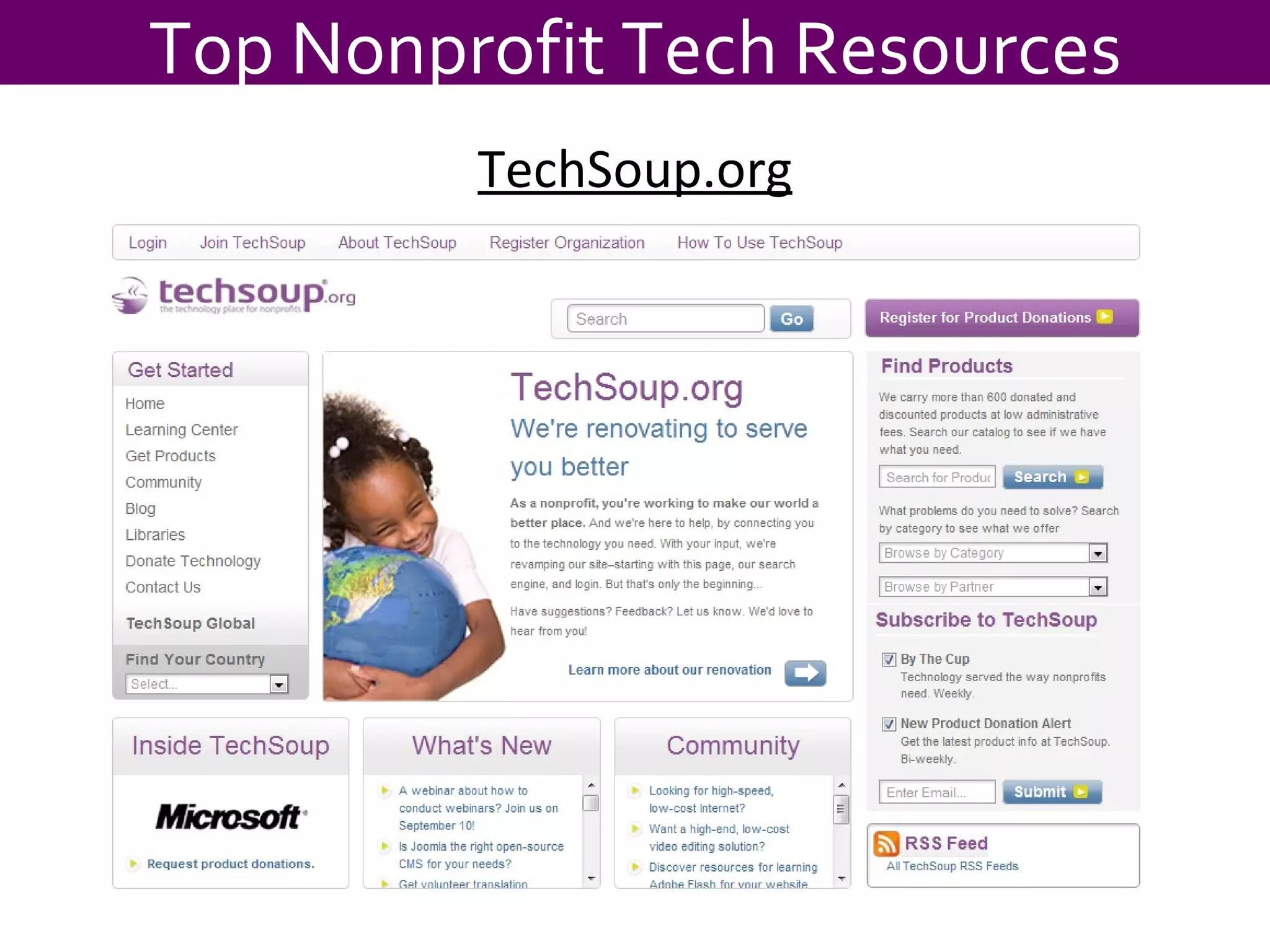 TechSoup.org Top Nonprofit Tech Resources 