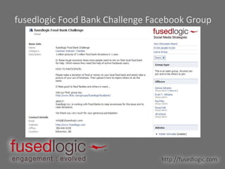 Use it as a team-building activity, or an opportunity to teach kids the importance of giving.http://fusedlogic.com