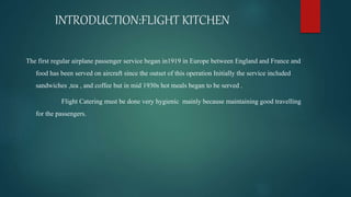 dinner is served: a brief overview of how aircraft are... Food & beverage yashpalsinh Rana | PPTX