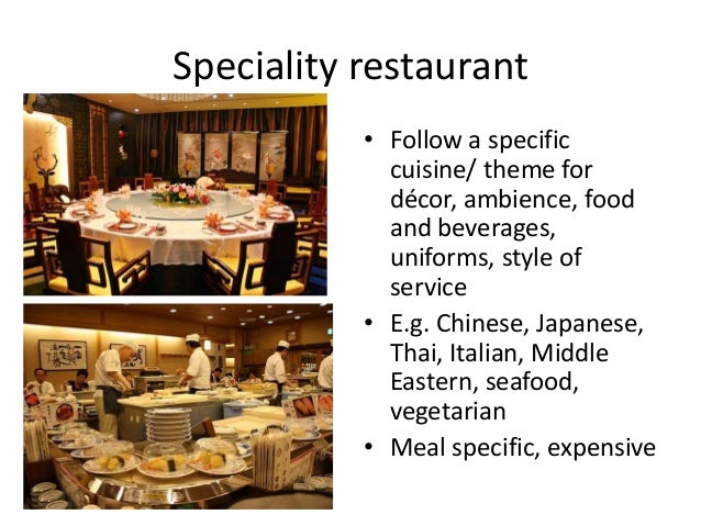 Food And Beverage Service Outlets Food And Beverage Service Outlets