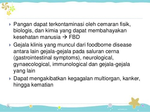 bakteri yang dapat menyebabkan keracunan makanan yaitu brainly Foodborne disease