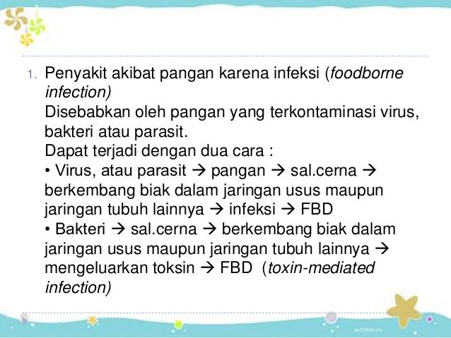 bakteri yang dapat menyebabkan keracunan makanan yaitu brainly Foodborne disease