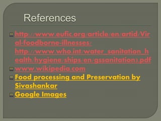 Food borne diseases