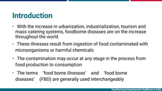 Comprehensive Overview of Food Borne Diseases and Safety Measures | PDF
