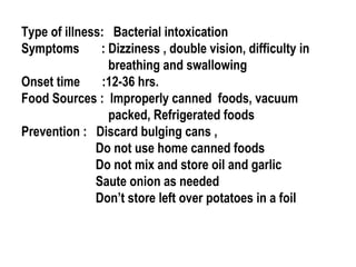 Foodborne illnesses 1 | PPT