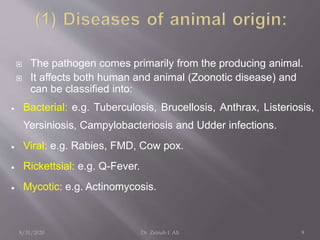 Pathogenic Animal Food borne illness part 1 (animal origin) | PPTX