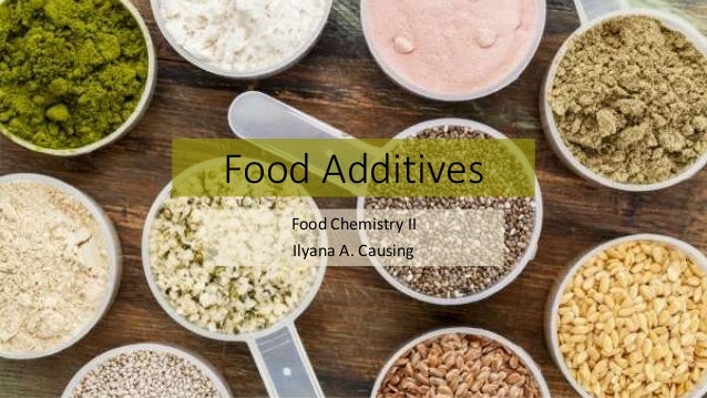 what are food additives pdf