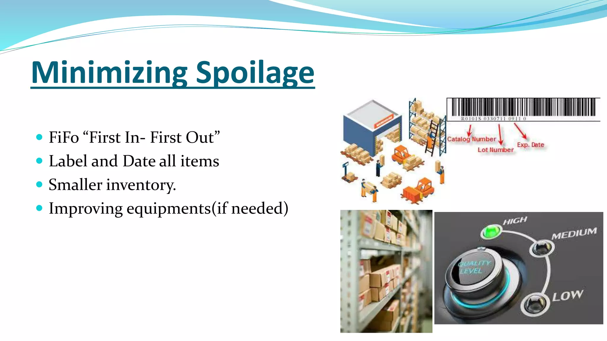Fifo Example Culinary Food cost control for Restaurants | PPTX