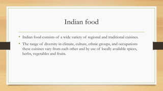 Food culture of india | PPT