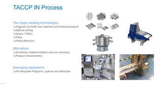 Tackifier Dacp Mmap Food defense, Food Fraud detection, mitigation and control | PPTX