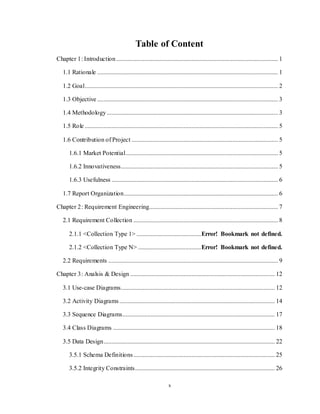 Food delivery application report