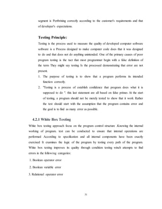 Food delivery application report