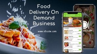 Food
Delivery On
Demand
Business
www.v3cube.com
 