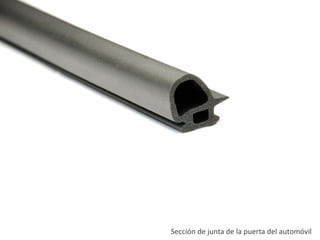 Sección de junta de la puerta del automóvil
 
