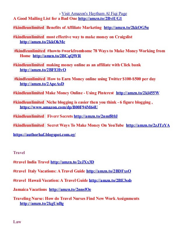 vacation food list