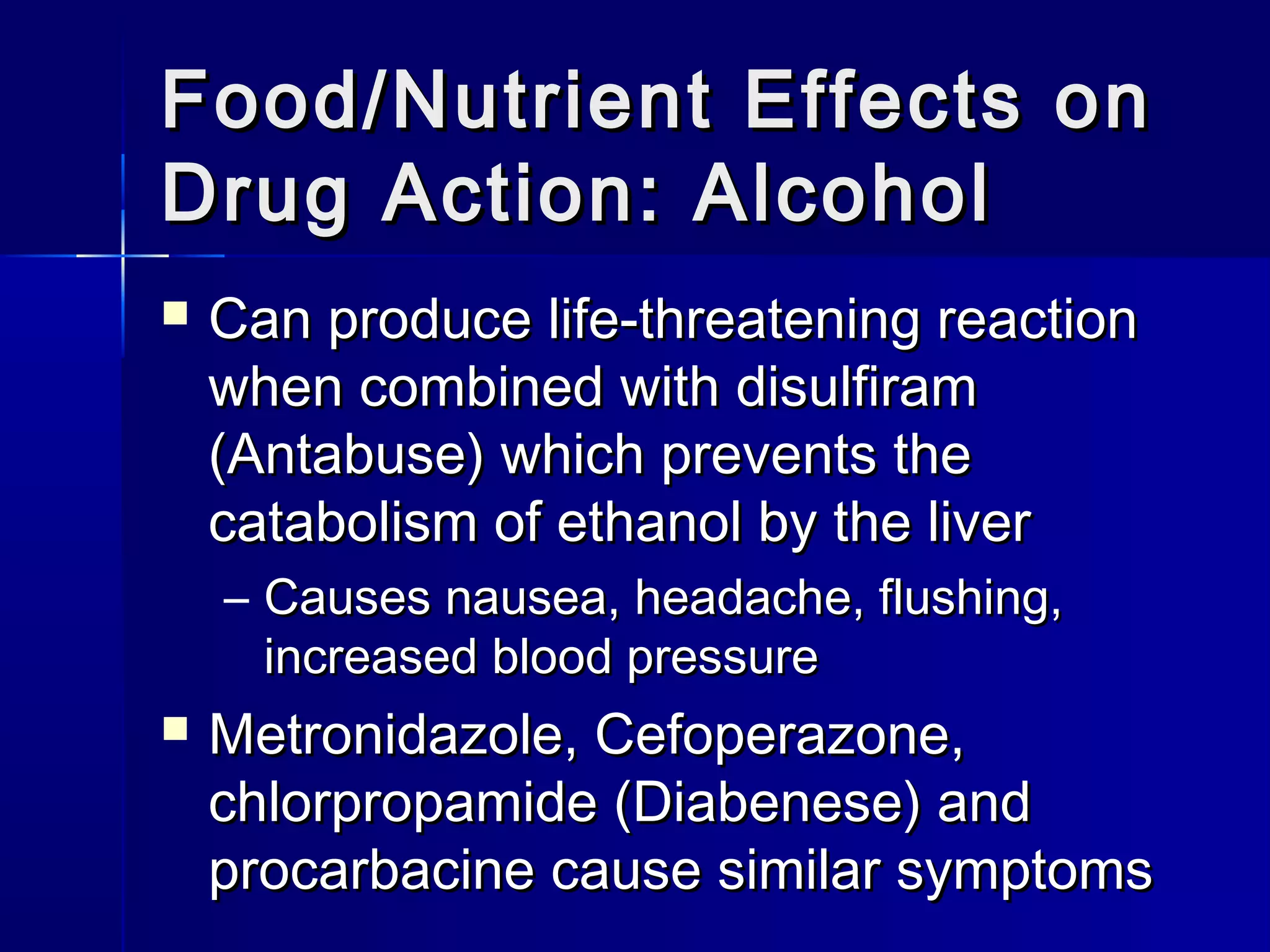Food drug interaction | PPT