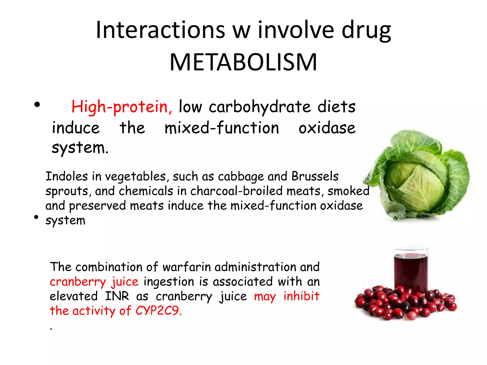Food drug interactions revized 2021 | PPT